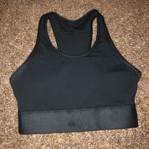 Fabletics black sports bra